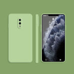 Custodia protettiva a copertura totale antigoccia in silicone liquido imitazione tinta unita, For OnePlus 7, For OnePlus 7 Pro