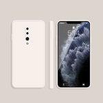 Custodia protettiva a copertura totale antigoccia in silicone liquido imitazione tinta unita, For OnePlus 7, For OnePlus 7 Pro