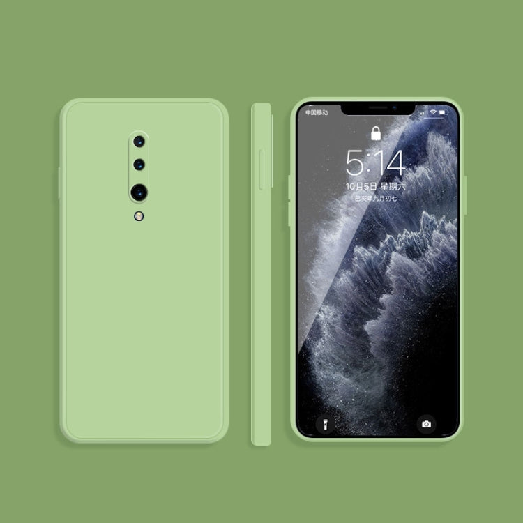 Custodia protettiva a copertura totale antigoccia in silicone liquido imitazione tinta unita, For OnePlus 7, For OnePlus 7 Pro