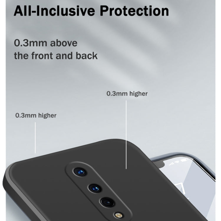 Custodia protettiva a copertura totale antigoccia in silicone liquido imitazione tinta unita, For OnePlus 8, For OnePlus 8 Pro