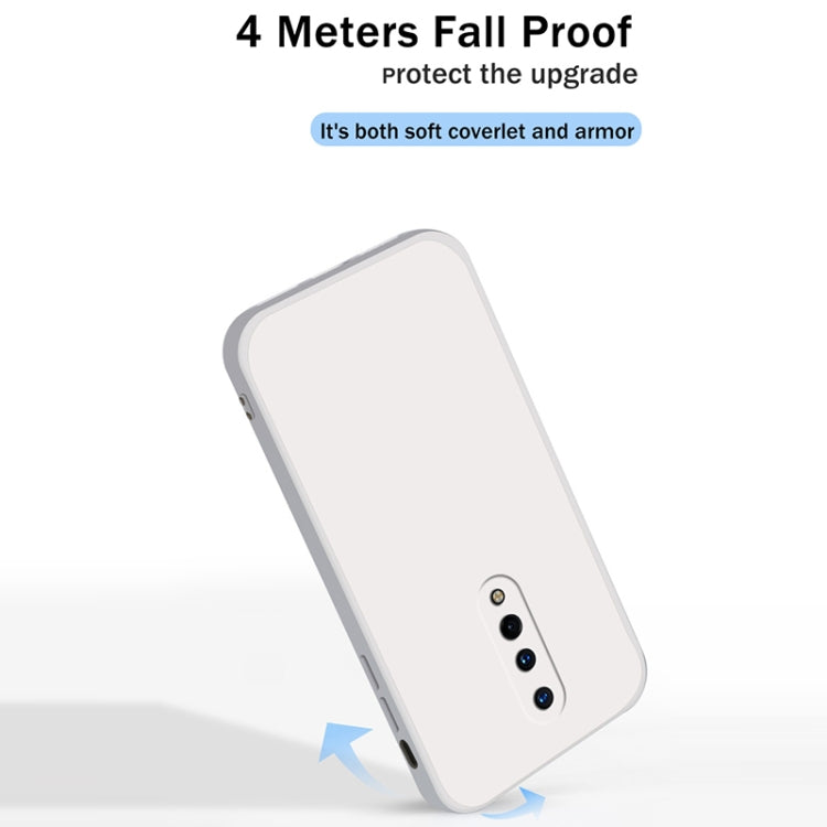 Custodia protettiva a copertura totale antigoccia in silicone liquido imitazione tinta unita, For OnePlus 8, For OnePlus 8 Pro