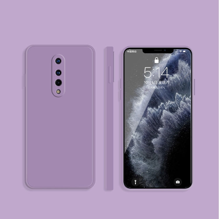 Custodia protettiva a copertura totale antigoccia in silicone liquido imitazione tinta unita, For OnePlus 8, For OnePlus 8 Pro