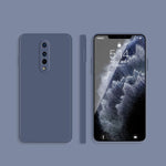 Custodia protettiva a copertura totale antigoccia in silicone liquido imitazione tinta unita, For OnePlus 8, For OnePlus 8 Pro
