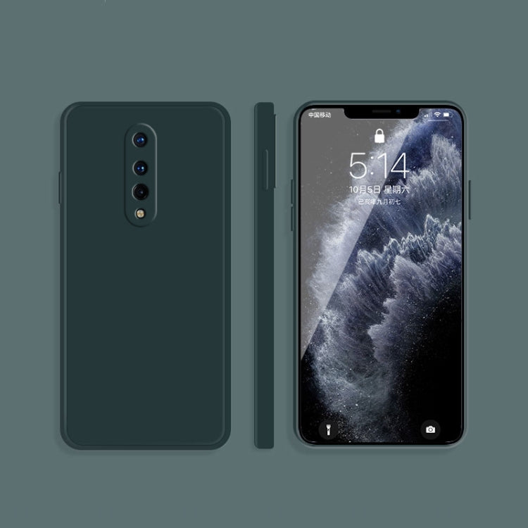 Custodia protettiva a copertura totale antigoccia in silicone liquido imitazione tinta unita, For OnePlus 8, For OnePlus 8 Pro