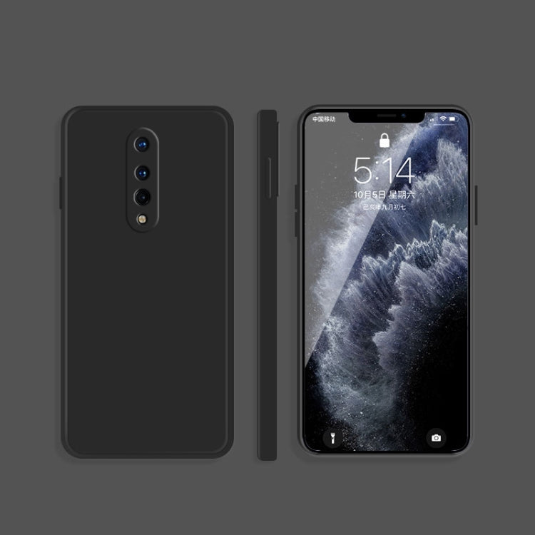Custodia protettiva a copertura totale antigoccia in silicone liquido imitazione tinta unita, For OnePlus 8, For OnePlus 8 Pro