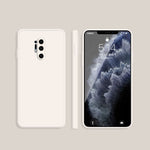 Custodia protettiva a copertura totale antigoccia in silicone liquido imitazione tinta unita, For OnePlus 8, For OnePlus 8 Pro