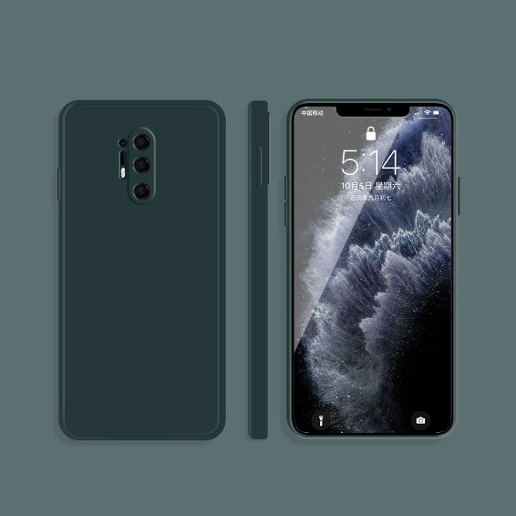 Custodia protettiva a copertura totale antigoccia in silicone liquido imitazione tinta unita, For OnePlus 8, For OnePlus 8 Pro