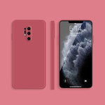 Custodia protettiva a copertura totale antigoccia in silicone liquido imitazione tinta unita, For OnePlus 8, For OnePlus 8 Pro