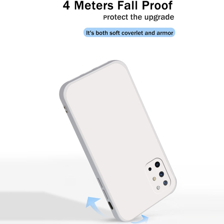 Custodia protettiva a copertura totale antigoccia in silicone liquido imitazione tinta unita, For OnePlus 8T, For OnePlus 9