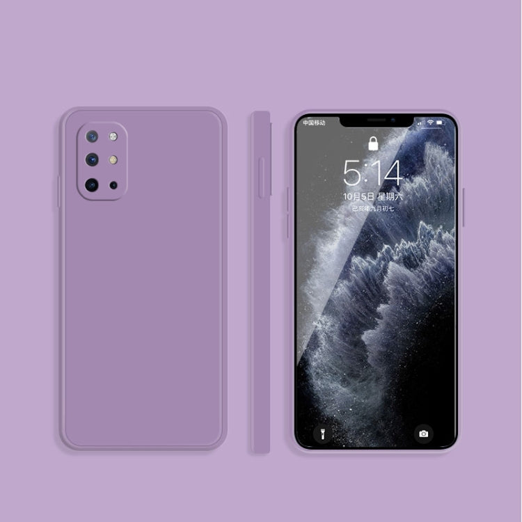 Custodia protettiva a copertura totale antigoccia in silicone liquido imitazione tinta unita, For OnePlus 8T, For OnePlus 9