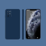 Custodia protettiva a copertura totale antigoccia in silicone liquido imitazione tinta unita, For OnePlus 8T, For OnePlus 9