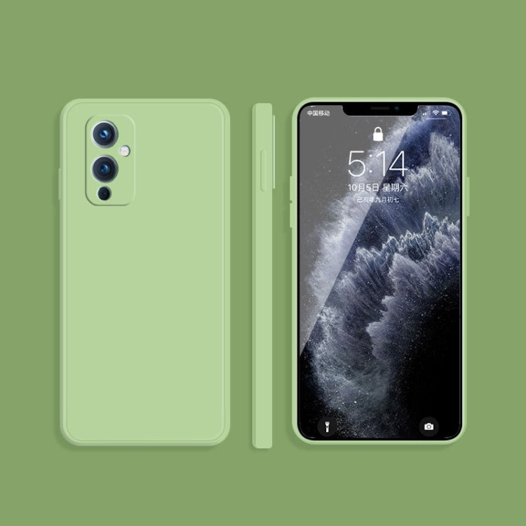 Custodia protettiva a copertura totale antigoccia in silicone liquido imitazione tinta unita, For OnePlus 8T, For OnePlus 9