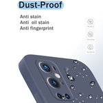 Custodia protettiva a copertura totale antigoccia in silicone liquido imitazione tinta unita, For OnePlus 9 Pro