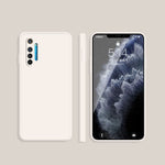 Custodia protettiva a copertura totale antigoccia in silicone liquido imitazione tinta unita, For OPPO Realme 6, For OPPO Realme 6 Pro, For OPPO Realme 7 / Narzo 20 Pro, For OPPO Realme 7 Pro, For OPPO Realme 7i / C17, For OPPO Realme C11              ...