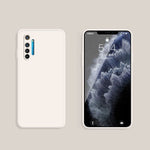 Custodia protettiva a copertura totale antigoccia in silicone liquido imitazione tinta unita, For OPPO Realme 6, For OPPO Realme 6 Pro, For OPPO Realme 7 / Narzo 20 Pro, For OPPO Realme 7 Pro, For OPPO Realme 7i / C17, For OPPO Realme C11              ...