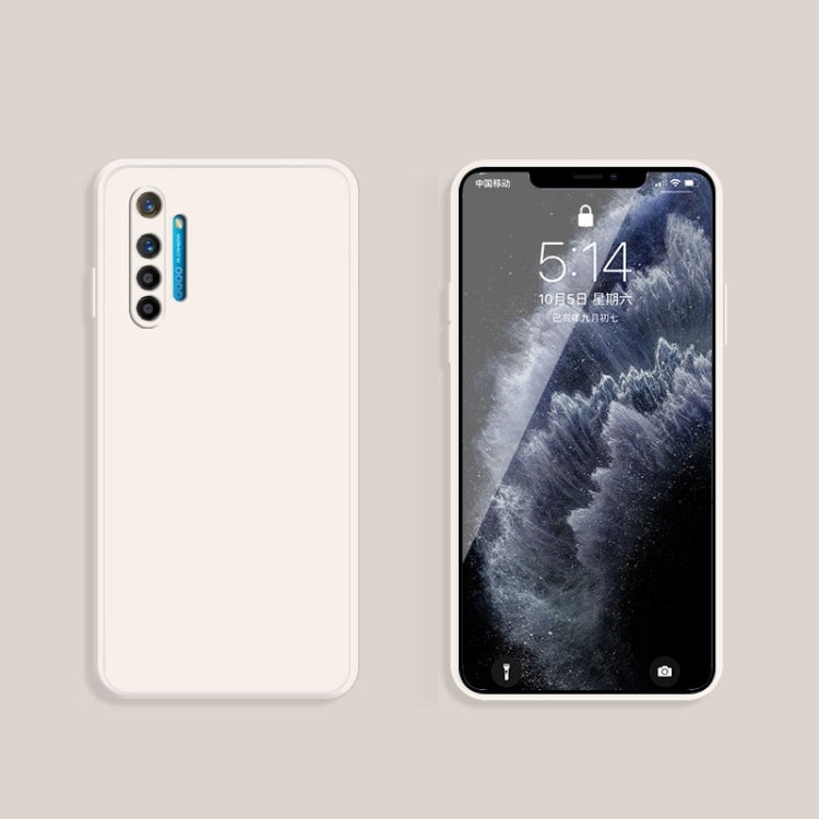 Custodia protettiva a copertura totale antigoccia in silicone liquido imitazione tinta unita, For OPPO Realme 6, For OPPO Realme 6 Pro, For OPPO Realme 7 / Narzo 20 Pro, For OPPO Realme 7 Pro, For OPPO Realme 7i / C17, For OPPO Realme C11              ...