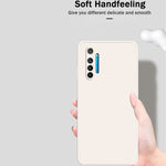 Custodia protettiva a copertura totale antigoccia in silicone liquido imitazione tinta unita, For OPPO Realme 6, For OPPO Realme 6 Pro, For OPPO Realme 7 / Narzo 20 Pro, For OPPO Realme 7 Pro, For OPPO Realme 7i / C17, For OPPO Realme C11              ...