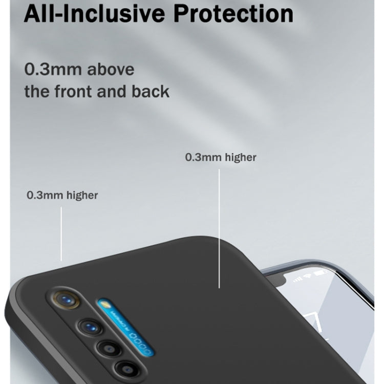 Custodia protettiva a copertura totale antigoccia in silicone liquido imitazione tinta unita, For OPPO Realme 6, For OPPO Realme 6 Pro, For OPPO Realme 7 / Narzo 20 Pro, For OPPO Realme 7 Pro, For OPPO Realme 7i / C17, For OPPO Realme C11              ...