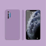 Custodia protettiva a copertura totale antigoccia in silicone liquido imitazione tinta unita, For OPPO Realme 6, For OPPO Realme 6 Pro, For OPPO Realme 7 / Narzo 20 Pro, For OPPO Realme 7 Pro, For OPPO Realme 7i / C17, For OPPO Realme C11              ...