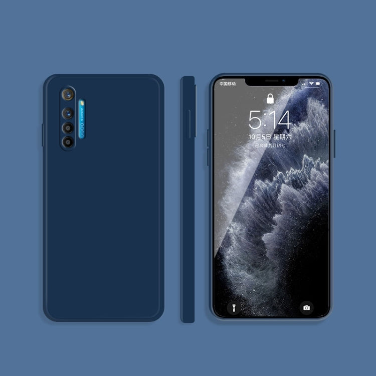 Custodia protettiva a copertura totale antigoccia in silicone liquido imitazione tinta unita, For OPPO Realme 6, For OPPO Realme 6 Pro, For OPPO Realme 7 / Narzo 20 Pro, For OPPO Realme 7 Pro, For OPPO Realme 7i / C17, For OPPO Realme C11              ...