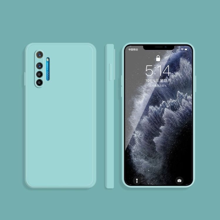Custodia protettiva a copertura totale antigoccia in silicone liquido imitazione tinta unita, For OPPO Realme 6, For OPPO Realme 6 Pro, For OPPO Realme 7 / Narzo 20 Pro, For OPPO Realme 7 Pro, For OPPO Realme 7i / C17, For OPPO Realme C11              ...