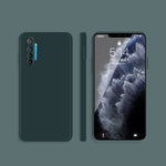 Custodia protettiva a copertura totale antigoccia in silicone liquido imitazione tinta unita, For OPPO Realme 6, For OPPO Realme 6 Pro, For OPPO Realme 7 / Narzo 20 Pro, For OPPO Realme 7 Pro, For OPPO Realme 7i / C17, For OPPO Realme C11              ...