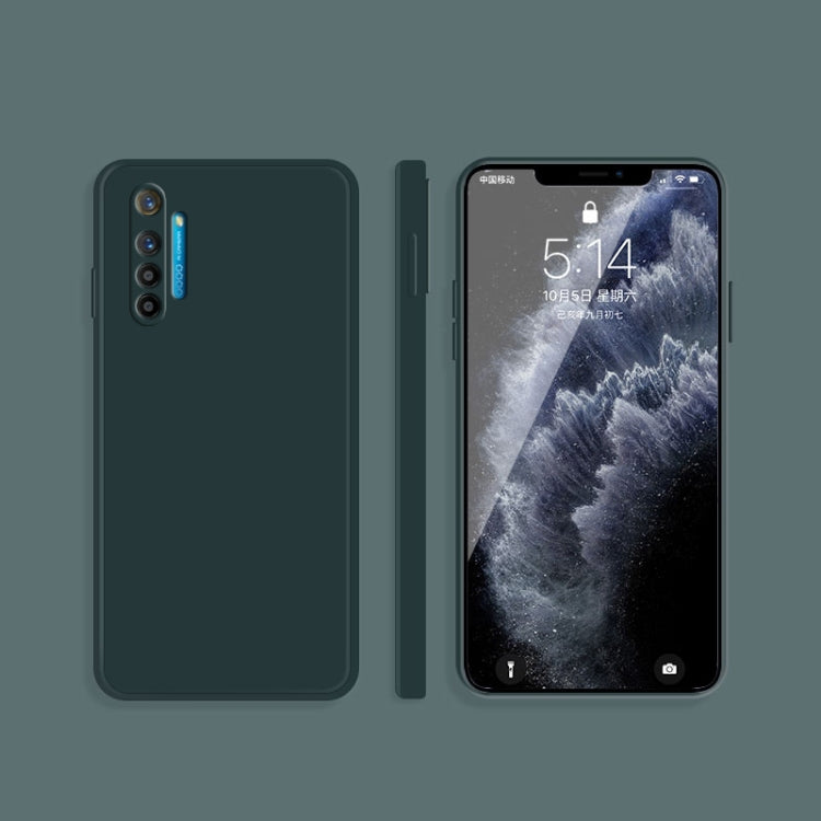 Custodia protettiva a copertura totale antigoccia in silicone liquido imitazione tinta unita, For OPPO Realme 6, For OPPO Realme 6 Pro, For OPPO Realme 7 / Narzo 20 Pro, For OPPO Realme 7 Pro, For OPPO Realme 7i / C17, For OPPO Realme C11              ...