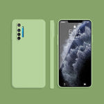 Custodia protettiva a copertura totale antigoccia in silicone liquido imitazione tinta unita, For OPPO Realme 6, For OPPO Realme 6 Pro, For OPPO Realme 7 / Narzo 20 Pro, For OPPO Realme 7 Pro, For OPPO Realme 7i / C17, For OPPO Realme C11              ...