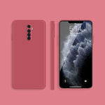Custodia protettiva a copertura totale antigoccia in silicone liquido imitazione tinta unita, For OPPO Realme 6, For OPPO Realme 6 Pro, For OPPO Realme 7 / Narzo 20 Pro, For OPPO Realme 7 Pro, For OPPO Realme 7i / C17, For OPPO Realme C11              ...