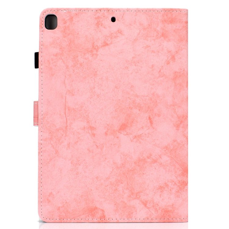 Custodia in pelle flip orizzontale tinta unita con supporto e slot per schede e slot per penna e funzione Sleep / Wake-up, For iPad 10.2 2021 / 2020 / 2019