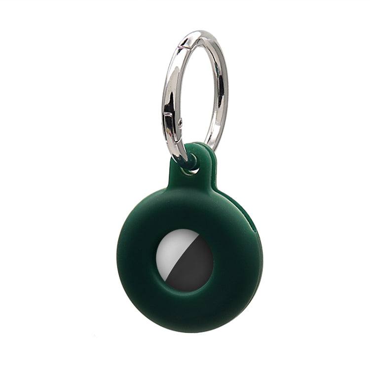Custodia protettiva in silicone per Apple AirTag con anello porta