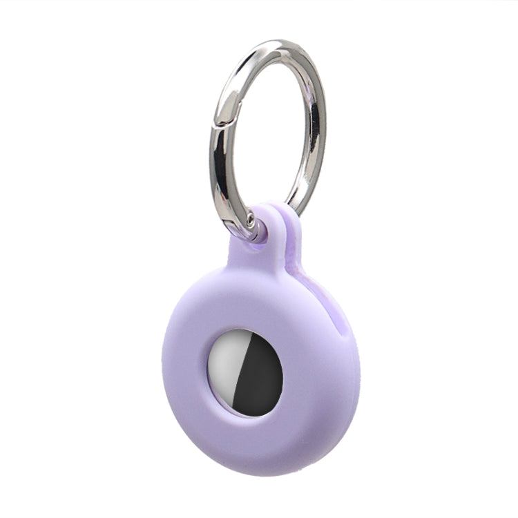 Custodia protettiva in silicone per Apple AirTag con anello porta