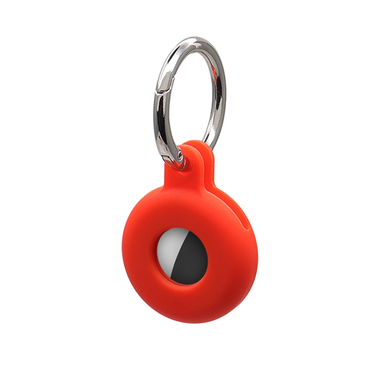 Custodia protettiva in silicone per Apple AirTag con anello porta