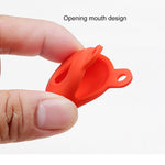 Custodia protettiva in silicone per Apple AirTag con anello porta