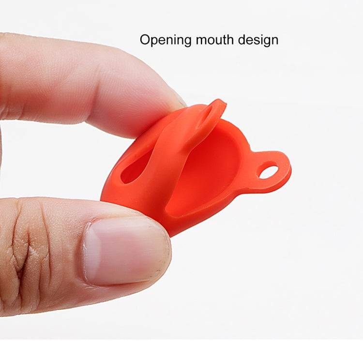 Custodia protettiva in silicone per Apple AirTag con anello porta