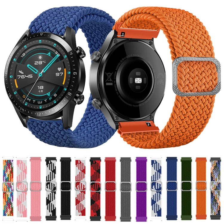 Cinturino di ricambio elastico intrecciato in nylon regolabile, For Samsung Galaxy Watch Active