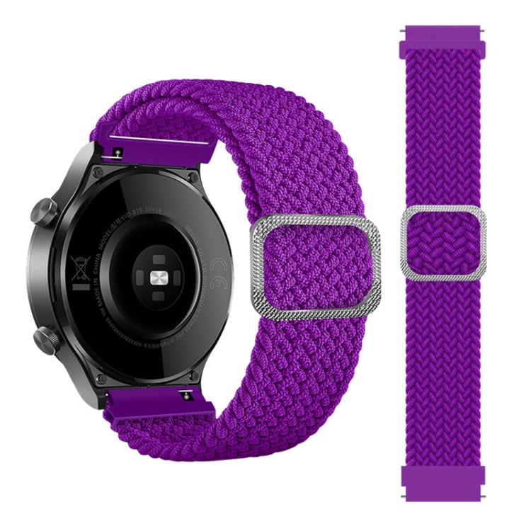Cinturino di ricambio elastico intrecciato in nylon regolabile, For Samsung Galaxy Watch Active2 40mm
