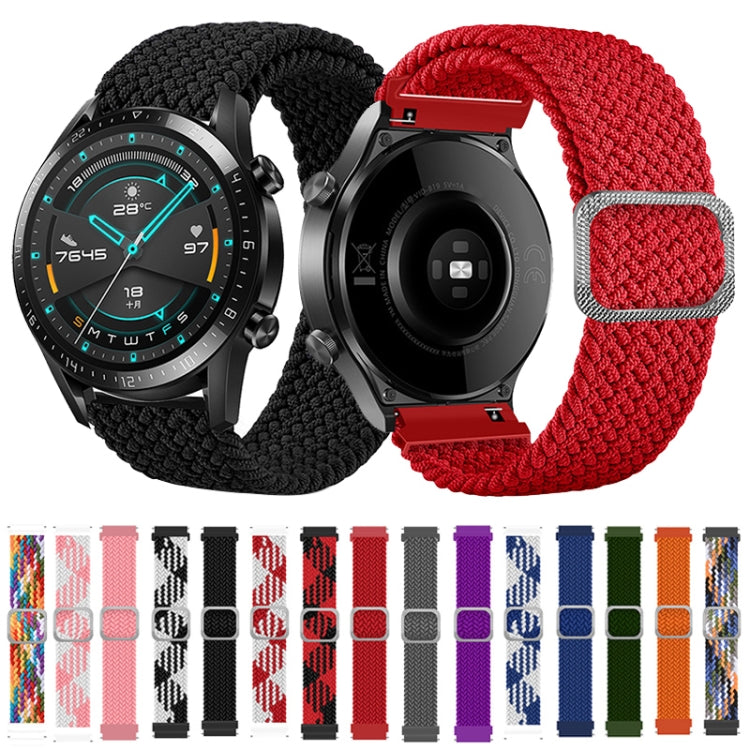Cinturino di ricambio elastico intrecciato in nylon regolabile, For Samsung Galaxy Watch Active2 40mm