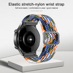 Cinturino di ricambio elastico intrecciato in nylon regolabile, For Samsung Galaxy Watch Active2 44mm