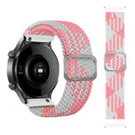 Cinturino di ricambio elastico intrecciato in nylon regolabile, For Samsung Galaxy Watch 42mm