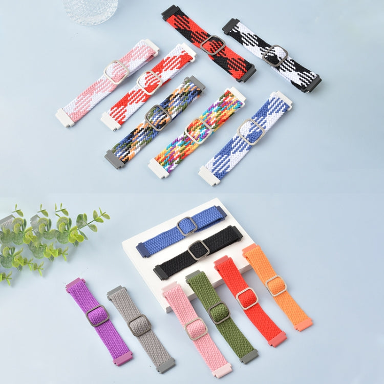 Cinturino di ricambio elastico intrecciato in nylon regolabile, For Samsung Galaxy Watch 42mm