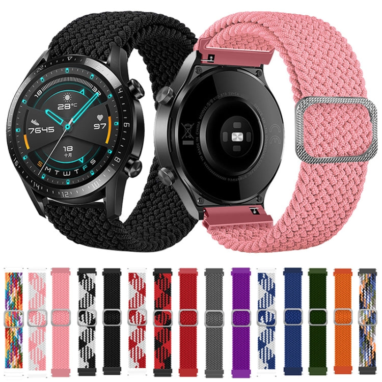 Cinturino di ricambio elastico intrecciato in nylon regolabile, For Samsung Galaxy Watch 42mm