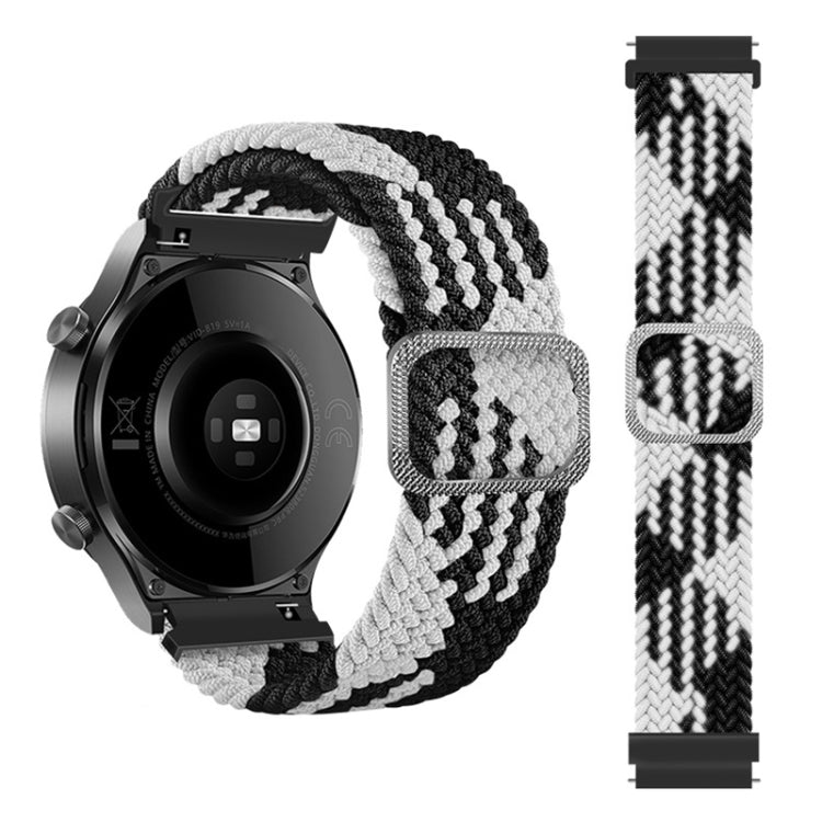 Cinturino di ricambio elastico intrecciato in nylon regolabile, For Samsung Galaxy Watch 46mm