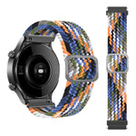 Cinturino di ricambio elastico intrecciato in nylon regolabile, For Samsung Galaxy Watch 46mm