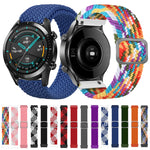 Cinturino di ricambio elastico intrecciato in nylon regolabile, For Samsung Galaxy Watch 46mm