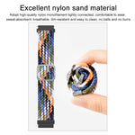 Cinturino di ricambio elastico intrecciato in nylon regolabile, For Samsung Galaxy Watch 3 45mm