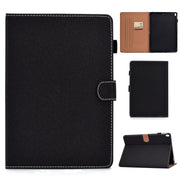 Custodia in pelle flip orizzontale tinta unita con supporto e slot per schede e slot per penna e funzione Sleep / Wake-up, For iPad 10.2 2021 / 2020 / 2019