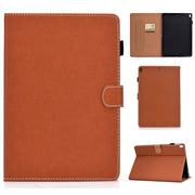 Custodia in pelle flip orizzontale tinta unita con supporto e slot per schede e slot per penna e funzione Sleep / Wake-up, For iPad 10.2 2021 / 2020 / 2019