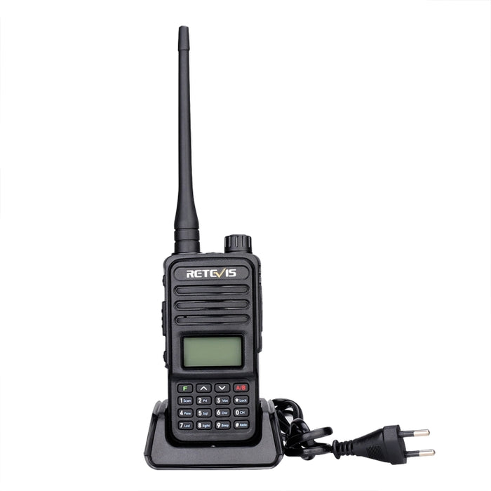 RETEVIS RT85 EU Frequenza 136.000-174.000MHz + 400.000-470.000MHz 200CHS Dual Band Radio digitale bidirezionale Walkie Talkie portatile, RT85 EU Frequency