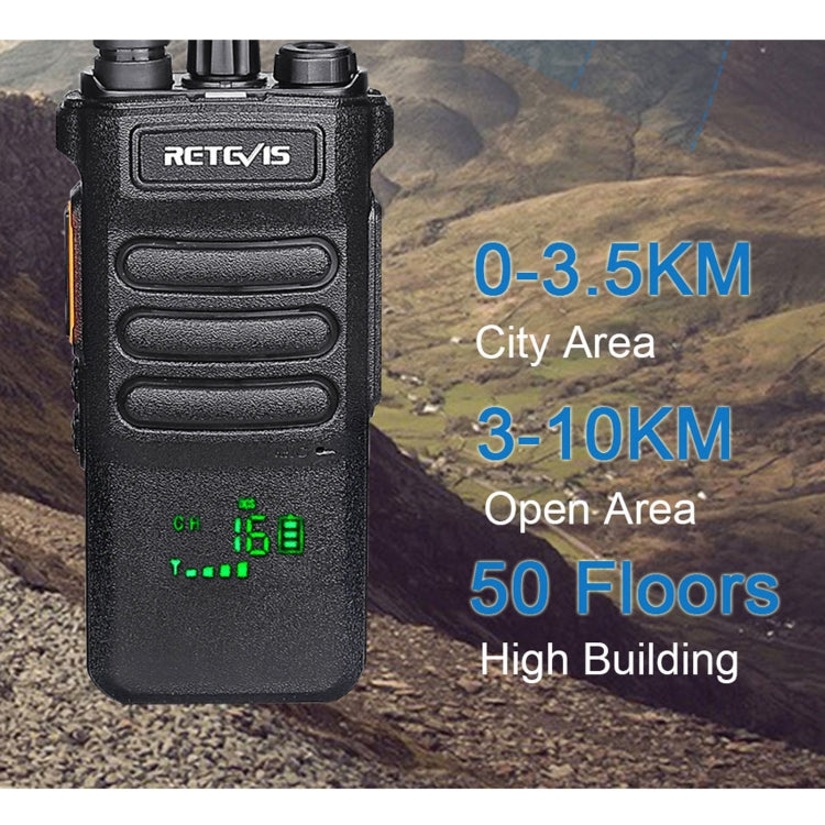Walkie Talkie Retevis RT86 10W 430-440MHz 16 Canali
